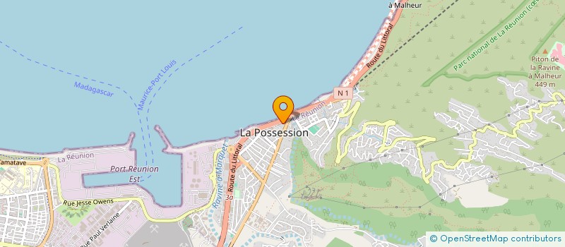 localisation de l'entreprise CAJON à LA POSSESSION