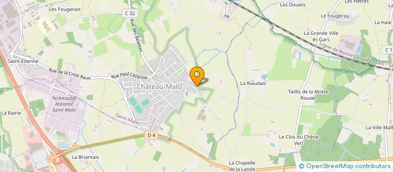 localisation de l'entreprise CAJOO MALO SAS  SAINT-JOUAN-DES-GUERETS