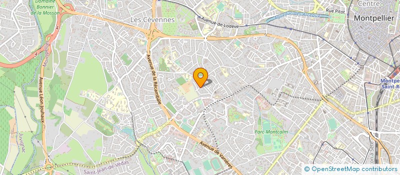 localisation de l'entreprise CAJOU  MONTPELLIER