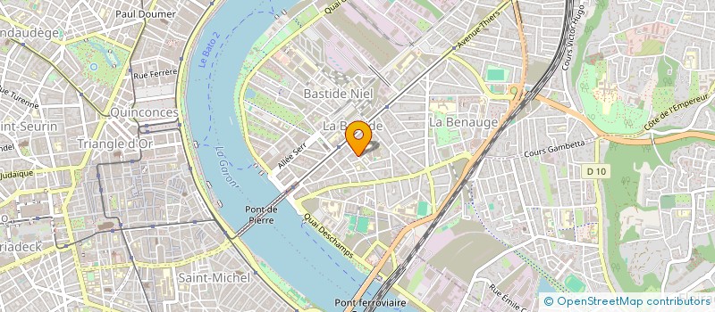 localisation de l'entreprise CAJOU  BORDEAUX