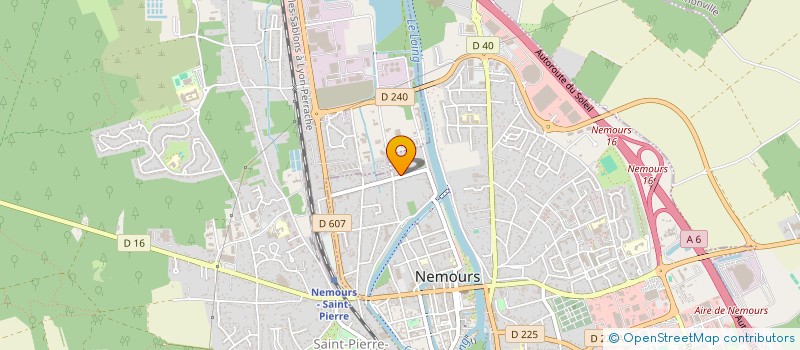 localisation de l'entreprise CAJOUER  NEMOURS