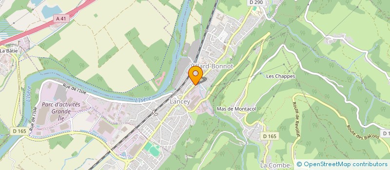 localisation de l'entreprise CAJP  VILLARD-BONNOT