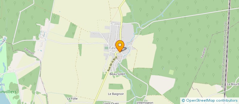 localisation de l'entreprise CAJPA  FAVIERES