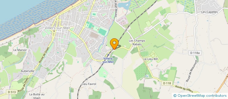 localisation de l'entreprise CAJPILAUR  VILLERS-SUR-MER