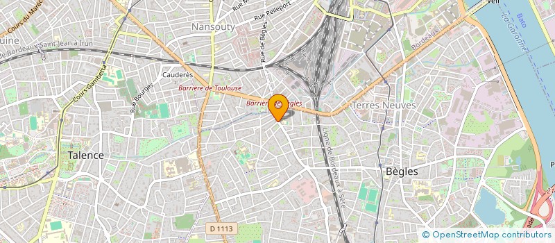 localisation de l'entreprise CAJU à BEGLES