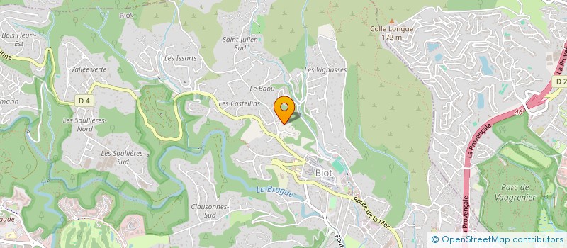 localisation de l'entreprise CAJU  BIOT