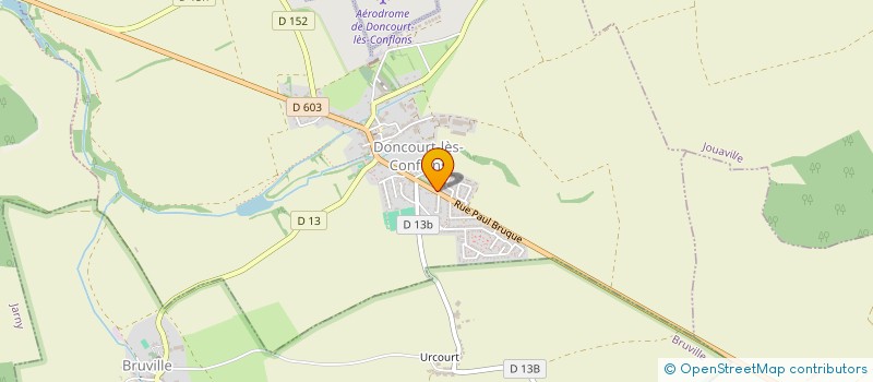 localisation de l'entreprise CAJU  DONCOURT-LES-CONFLANS