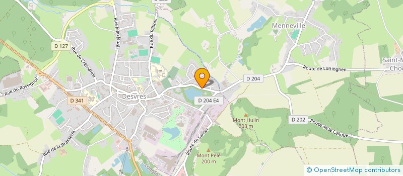 localisation de l'entreprise CAJU  DESVRES