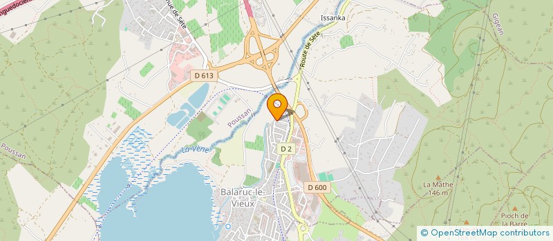 localisation de l'entreprise CAJU  BALARUC-LE-VIEUX