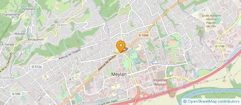 localisation de l'entreprise CAJU à MEYLAN