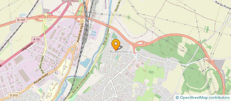 localisation de l'entreprise CAJUCA  BUXEROLLES