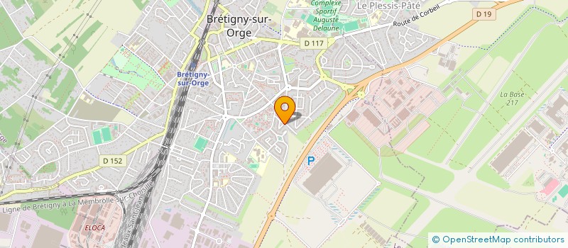 localisation de l'entreprise CAJULINE à BRETIGNY-SUR-ORGE