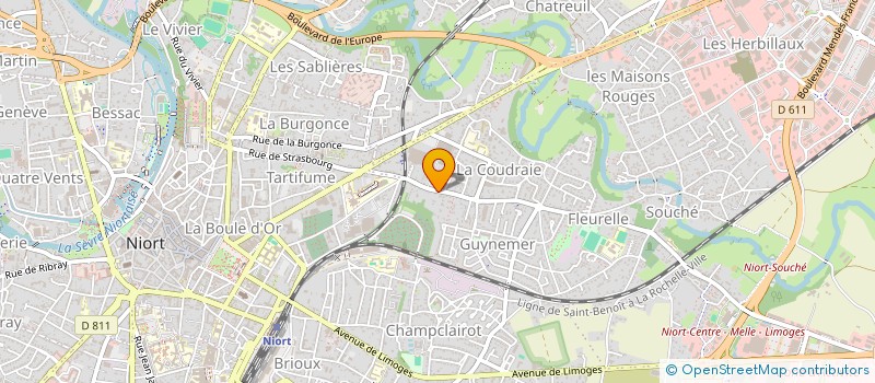 localisation de l'entreprise CAJULYNE FINANCE  NIORT