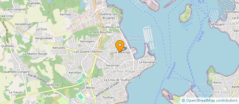 localisation de l'entreprise CAJUMAHYA  LARMOR-PLAGE