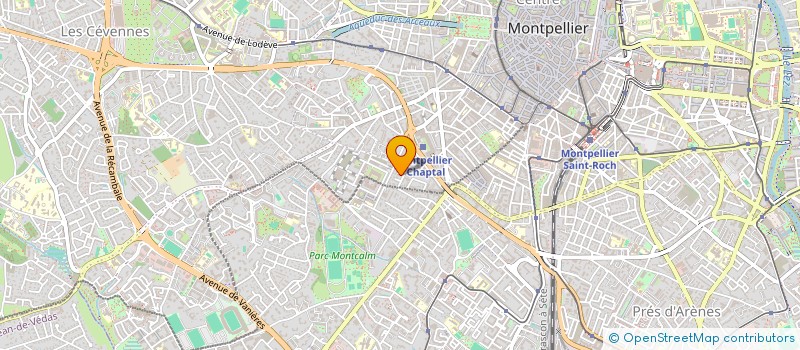 localisation de l'entreprise CAJUROLES à MONTPELLIER