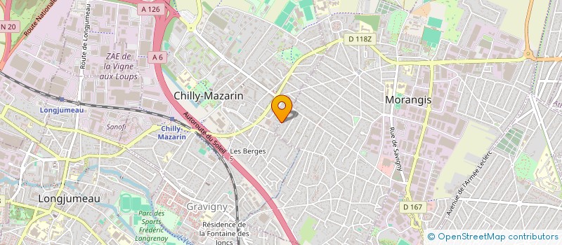 localisation de l'entreprise CAJUTRAS à MORANGIS