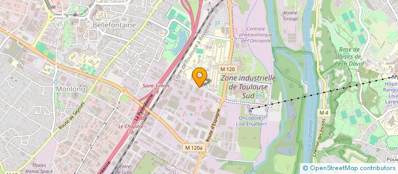 localisation de l'entreprise CAJUV'IMPORT/EXPORT à TOULOUSE