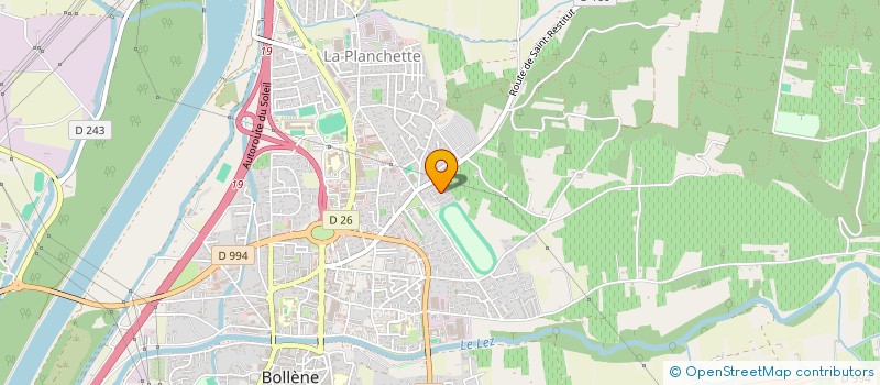 localisation de l'entreprise CAKAN à BOLLENE