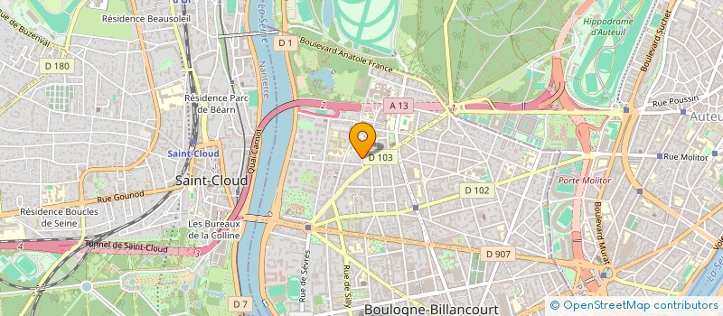 localisation de l'entreprise CAKCIV à BOULOGNE-BILLANCOURT