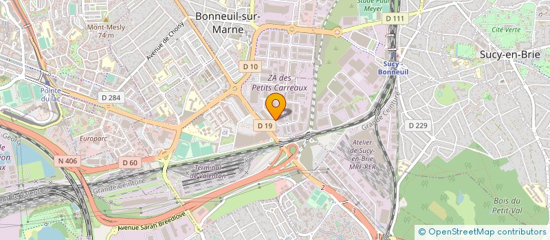 localisation de l'entreprise CAKE EXPRESS à BONNEUIL-SUR-MARNE
