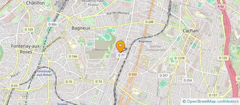 localisation de l'entreprise CAKE ME  BAGNEUX