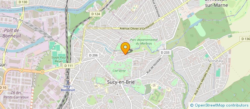 localisation de l'entreprise CAKE & STYLE  SUCY-EN-BRIE