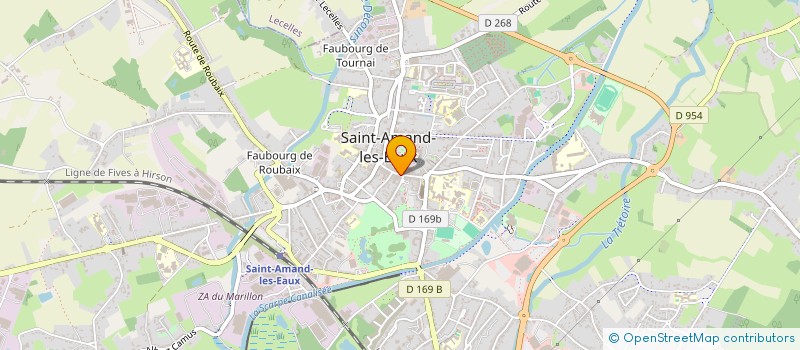 localisation de l'entreprise CAKES BY CHRIS  SAINT-AMAND-LES-EAUX