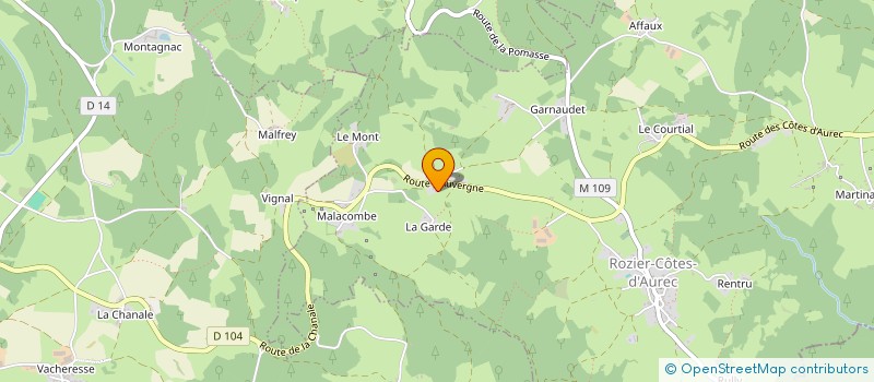 localisation de l'entreprise CAKH  LA TOURETTE