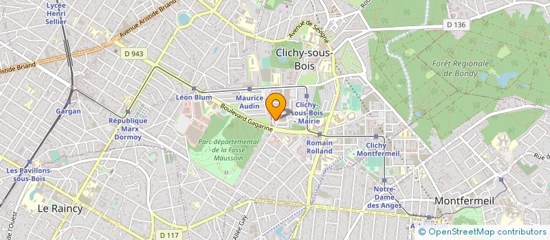 localisation de l'entreprise CAKI à CLICHY-SOUS-BOIS