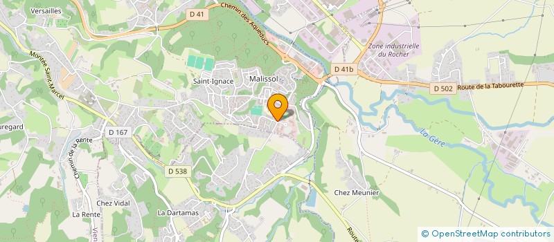 localisation de l'entreprise CAKMAKCI  VAULX-EN-VELIN