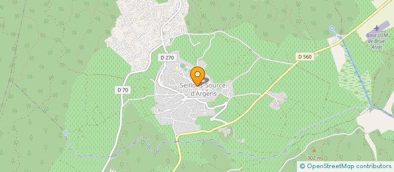 localisation de l'entreprise CAKY  SEILLONS-SOURCE-D'ARGENS