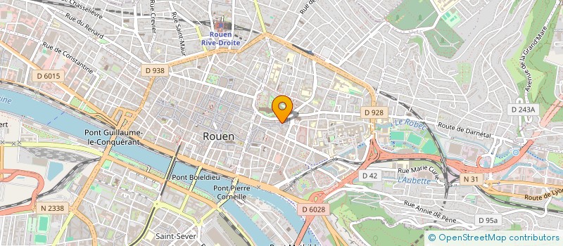 localisation de l'entreprise CAL à ROUEN