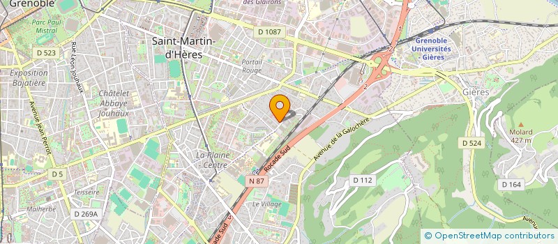 localisation de l'entreprise CAL  TULLINS