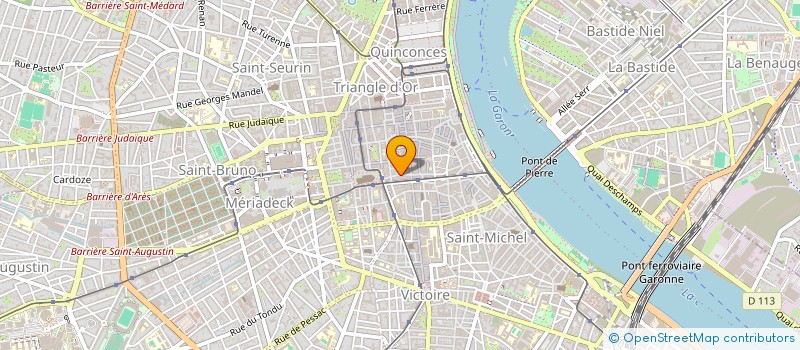 localisation de l'entreprise CAL  BORDEAUX