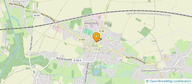 localisation de l'entreprise CAL CONSEILS  RONCHIN