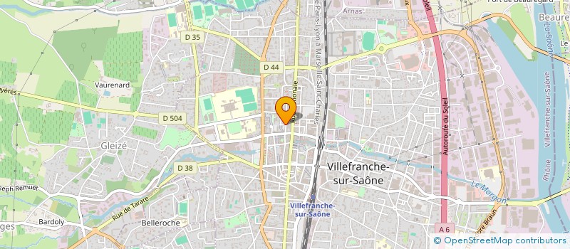 localisation de l'entreprise CAL'I.T. à VILLEFRANCHE-SUR-SAONE