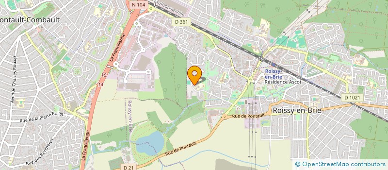 localisation de l'entreprise CAL-INVEST  ROISSY-EN-BRIE