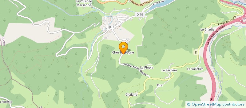 localisation de l'entreprise CAL ISO à JOUX