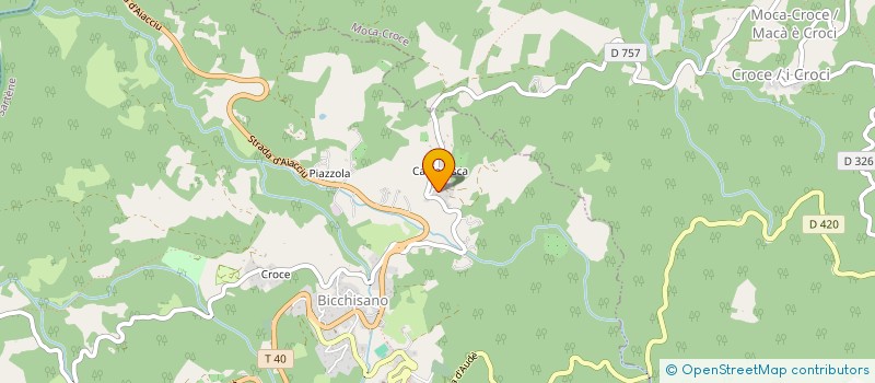 localisation de l'entreprise CAL'ORTU  PETRETO-BICCHISANO