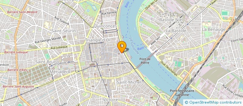 localisation de l'entreprise CAL'S WAY à BORDEAUX
