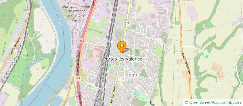 localisation de l'entreprise CAL-TEC  PORTES-LES-VALENCE