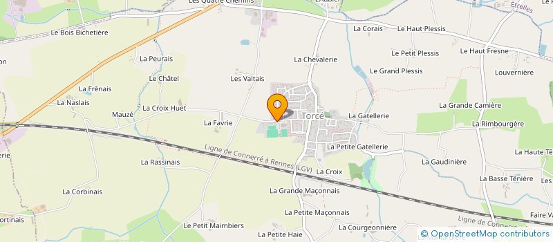 localisation de l'entreprise CAL TIREL  TORCE