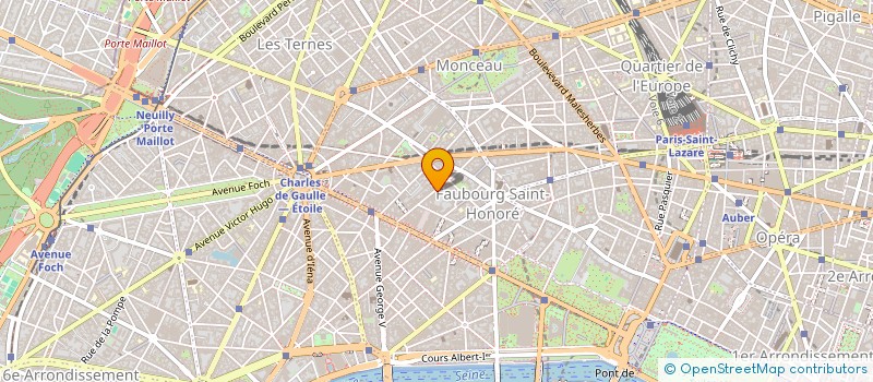 localisation de l'entreprise CAL X  PARIS