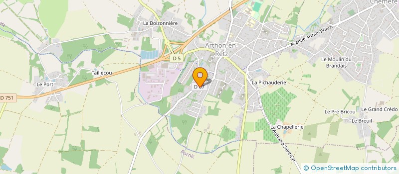 localisation de l'entreprise CALA  CHAUMES-EN-RETZ