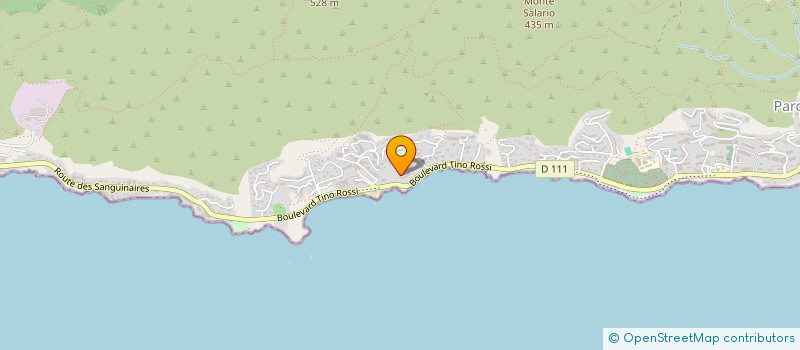 localisation de l'entreprise CALA DI SCUDO à AJACCIO