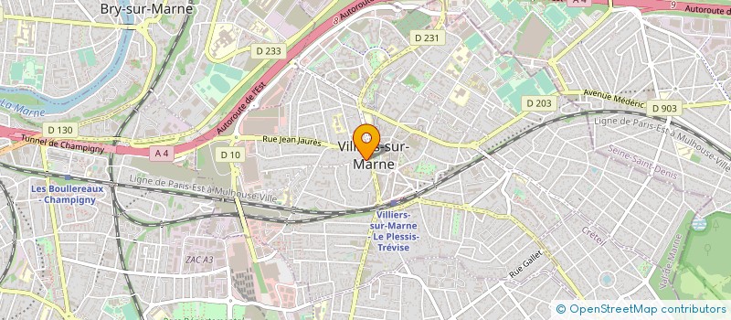 localisation de l'entreprise CALA EXPERTISES à VILLIERS-SUR-MARNE