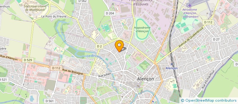 localisation de l'entreprise CALA INVEST à ALENCON