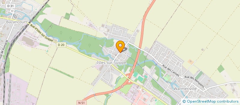 localisation de l'entreprise CALA-ISLES  ISLES-SUR-SUIPPE