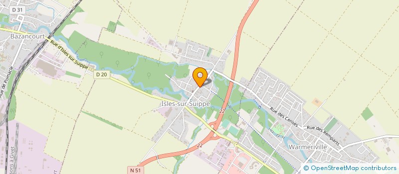 localisation de l'entreprise CALA LAVANNES  ISLES-SUR-SUIPPE