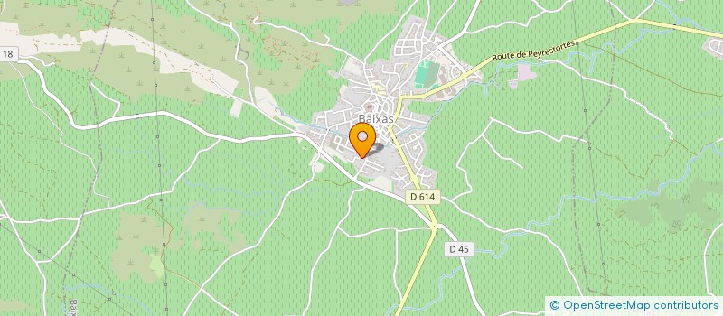 localisation de l'entreprise CALA METALLERIE  BAIXAS